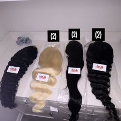 100% Human Hair Lace Frontal Wigs For Sale 