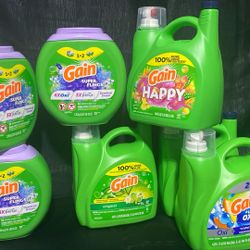 ONE Gain Flings 32 Bolitas 45oz Or Gain Detergent Liquid 144oz