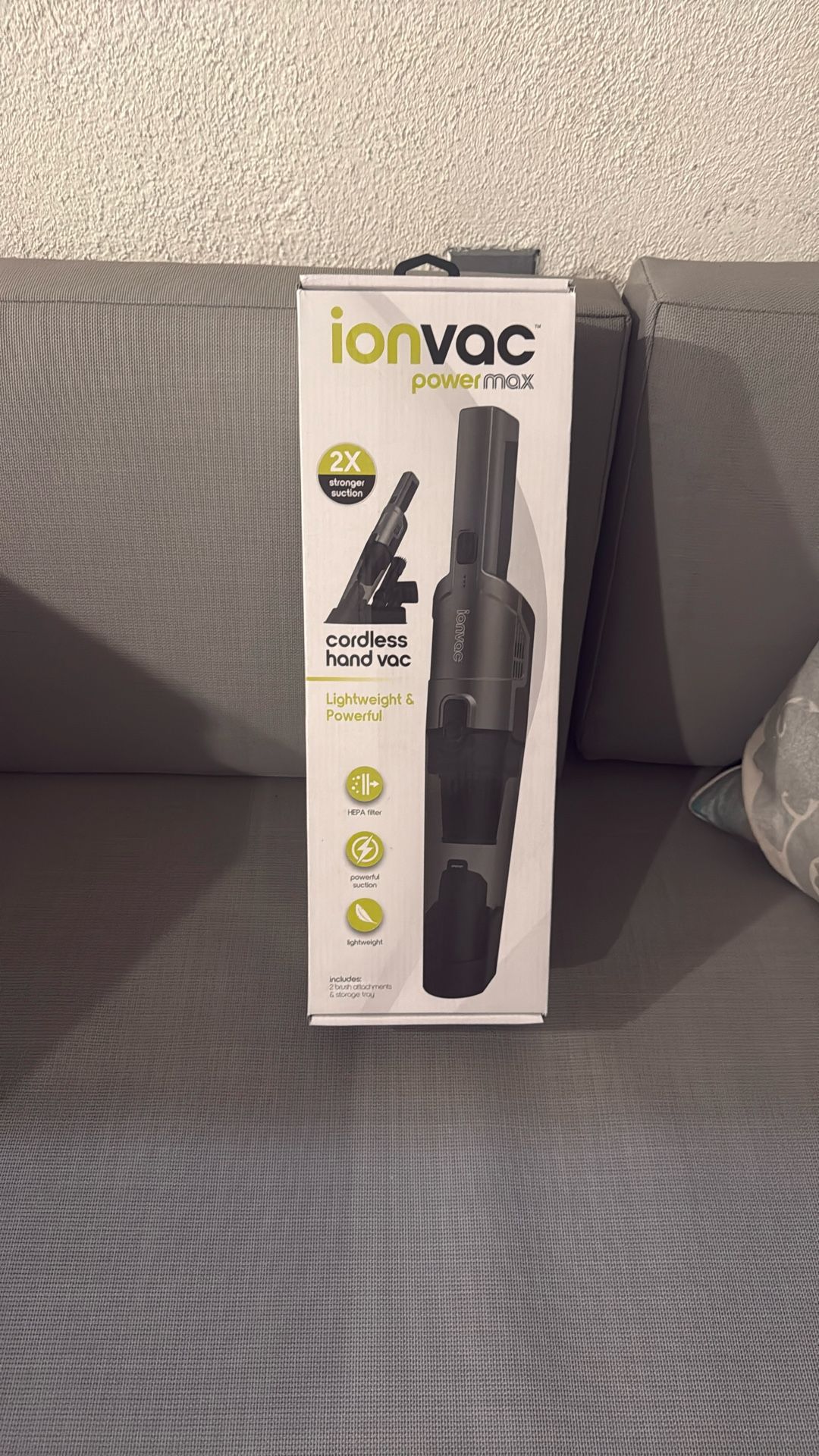 Ionvac Cordless Hand Vac (Brand New)