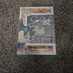 POP! SIGNED GOKU (ULTRA INSTINCT -SIGN-) 1232 JSA CERTIFIED