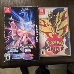 Nintendo Switch Pokémon Games Bundle – Shield + Diamond/Pearl