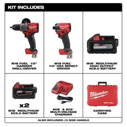 MILWAUKEE M18 FUEL 2-Tool Combo Kit 