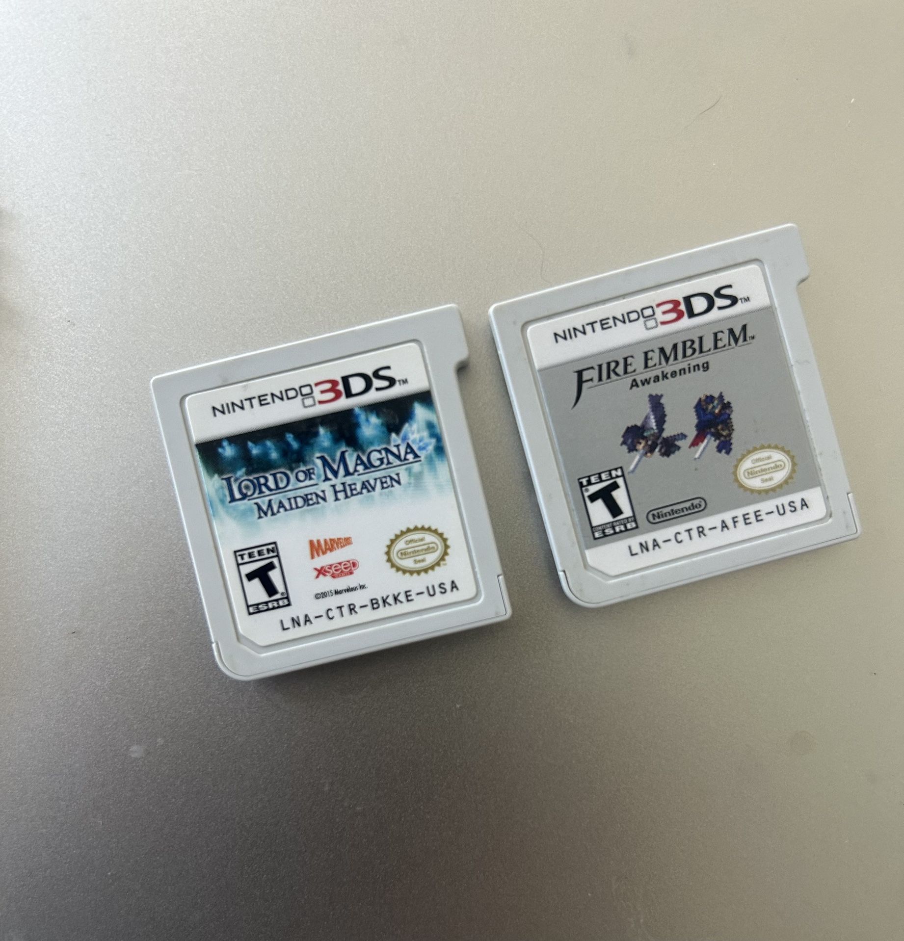 Lord of Magna: Maiden Heaven and Fire Emblem: Awakening 3DS Cartridge Only 