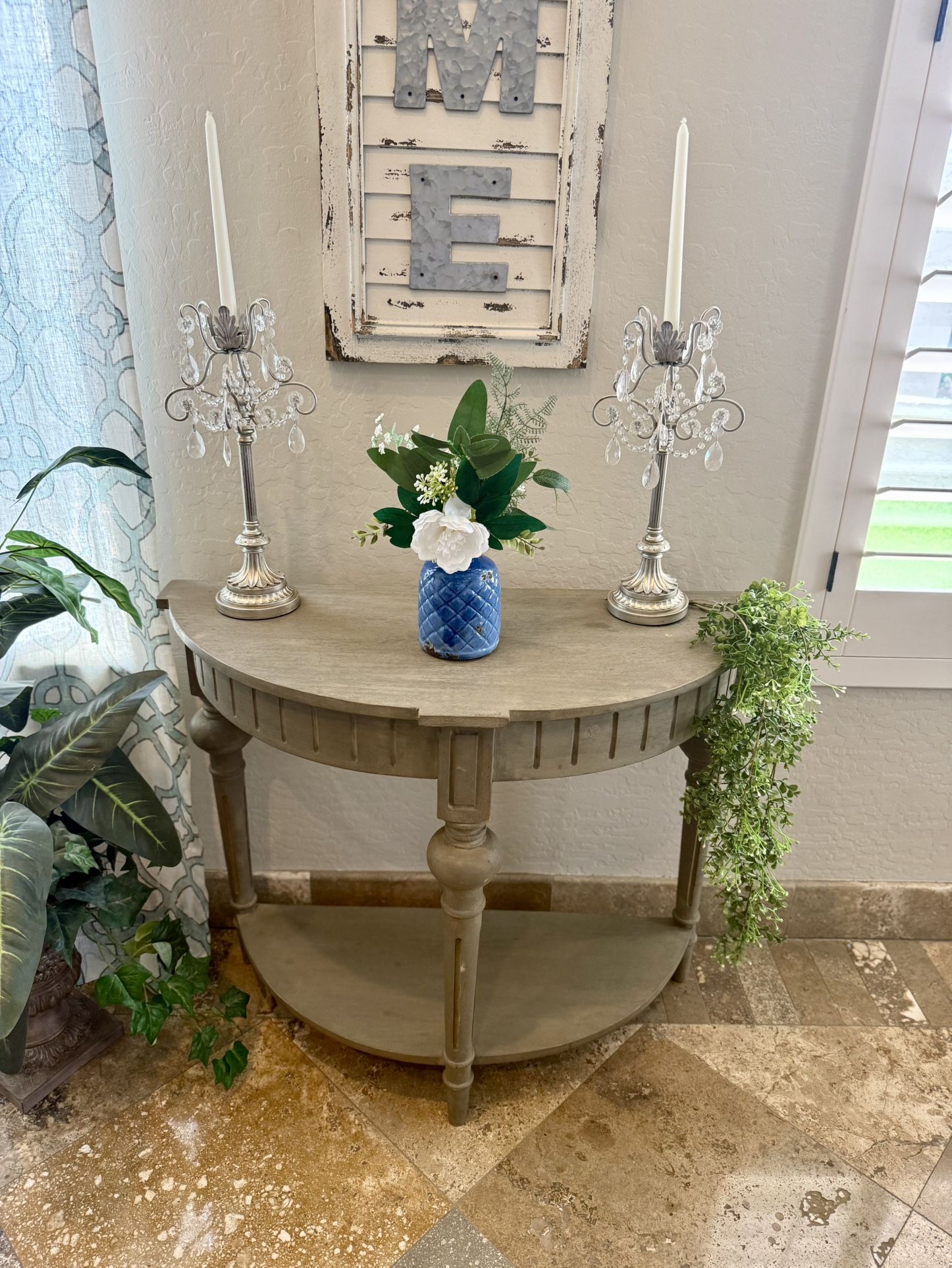 Taupe End Table 