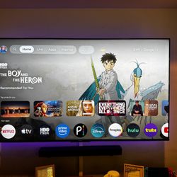 75” Hisense 4k TV + Soundbar And Subwoofer System Combo!