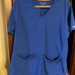 MEDCOUTURE SCRUB SET Royal Blue