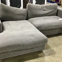 Gray Fabric Sofa 