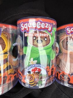 Squeeezy Dress Up Bears Mix & Match Toy price for each make me an offer