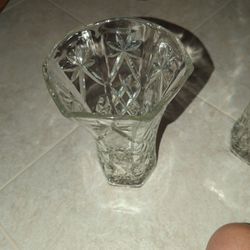 Anchor Hocking Star of David Vase