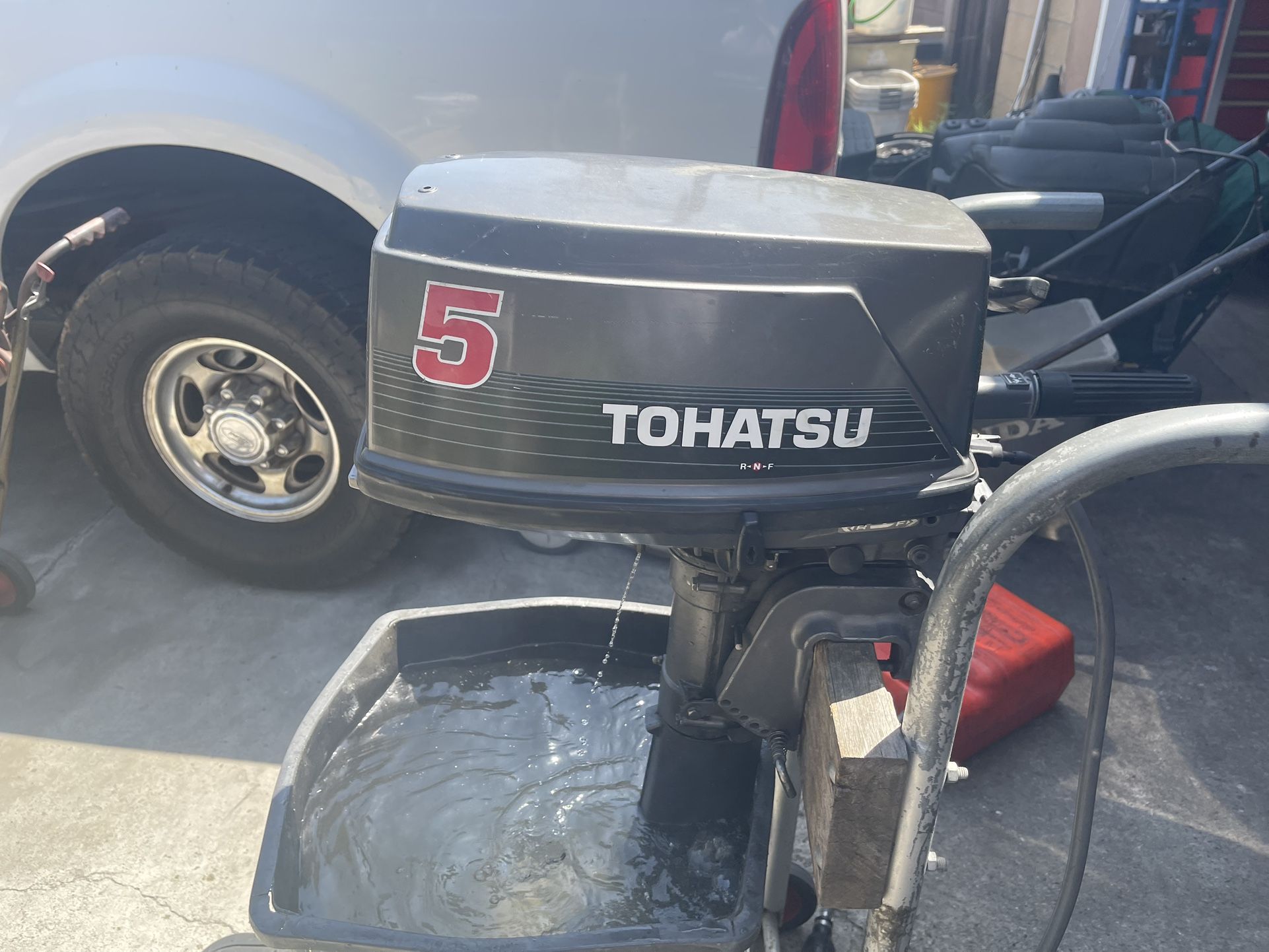 Tohatsu 5HP Long Shaft 20 Inch Outboard