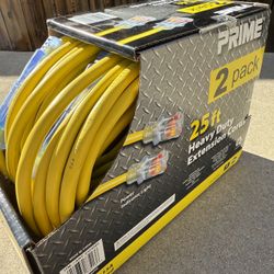 Extension Cord 2 By 25 Feet Each 