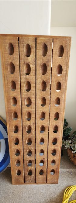 Pottery Barn French Wine Bottle Wall Rack