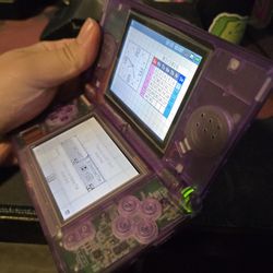 Nintendo DS Lite translucent purple