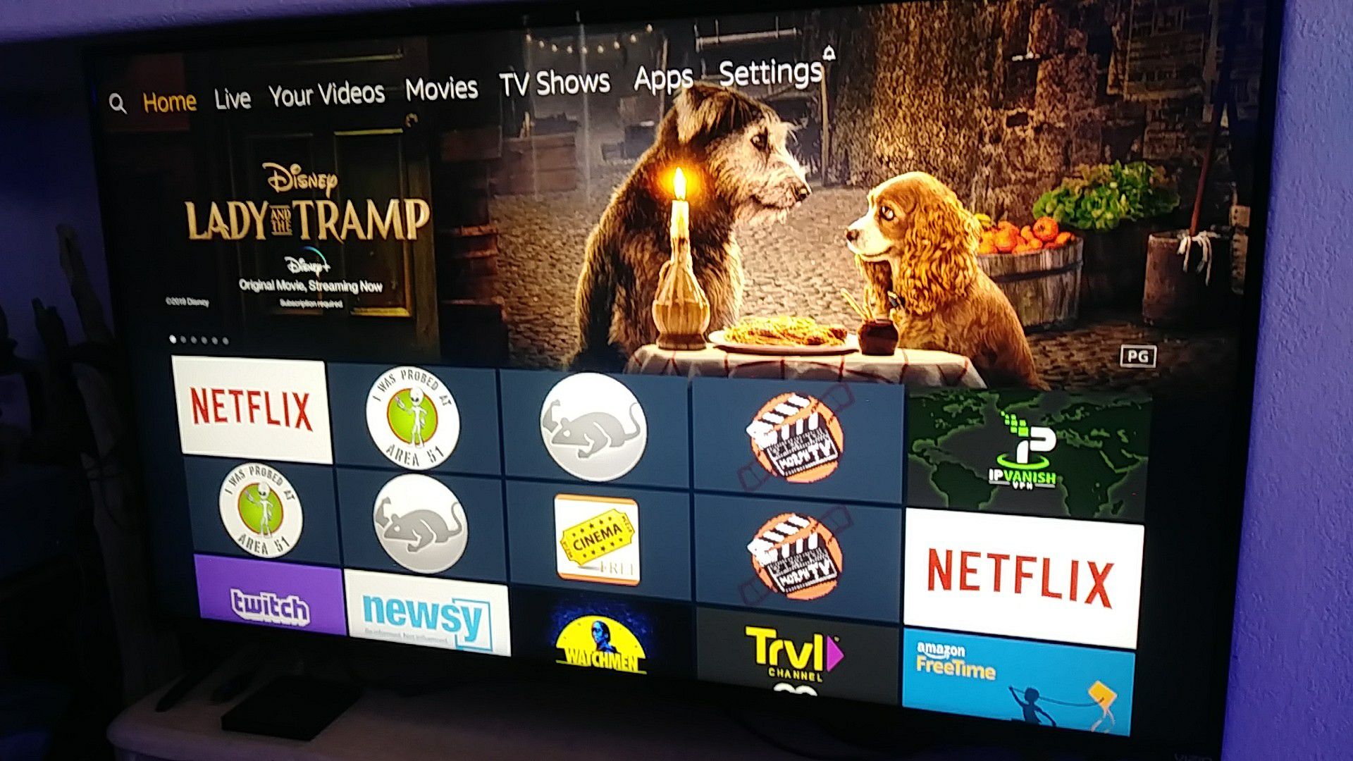55 inch Visio 4K HDTV smart TV+ 4K Amazon firebox