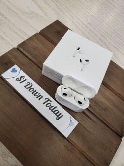 Apple Airpods 3rd Gen Headset - $1 DOWN TODAY, NO CREDIT NEEDED