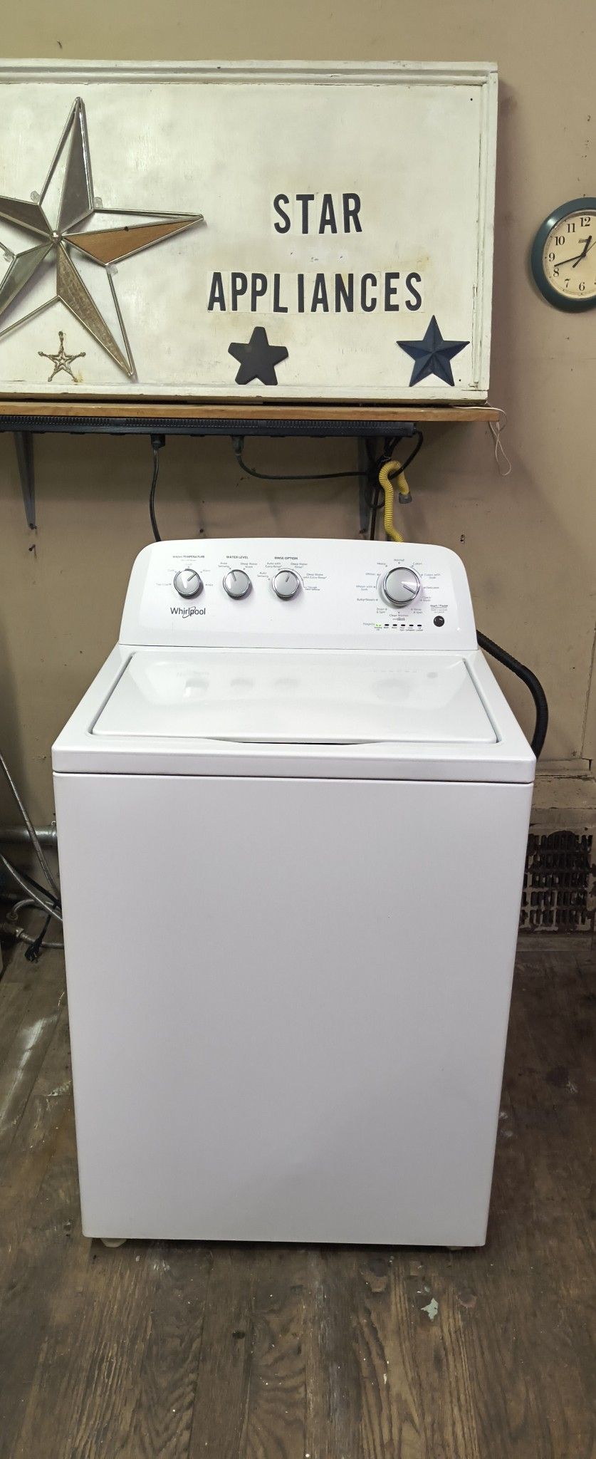 WHIRLPOOL ELITE WHITE TOPLOAD WASHER