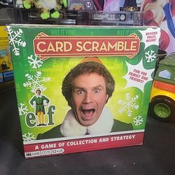 Elf Card Scramble Board Game NEW & SEALED Christmas Movie Game Buddy the Elf