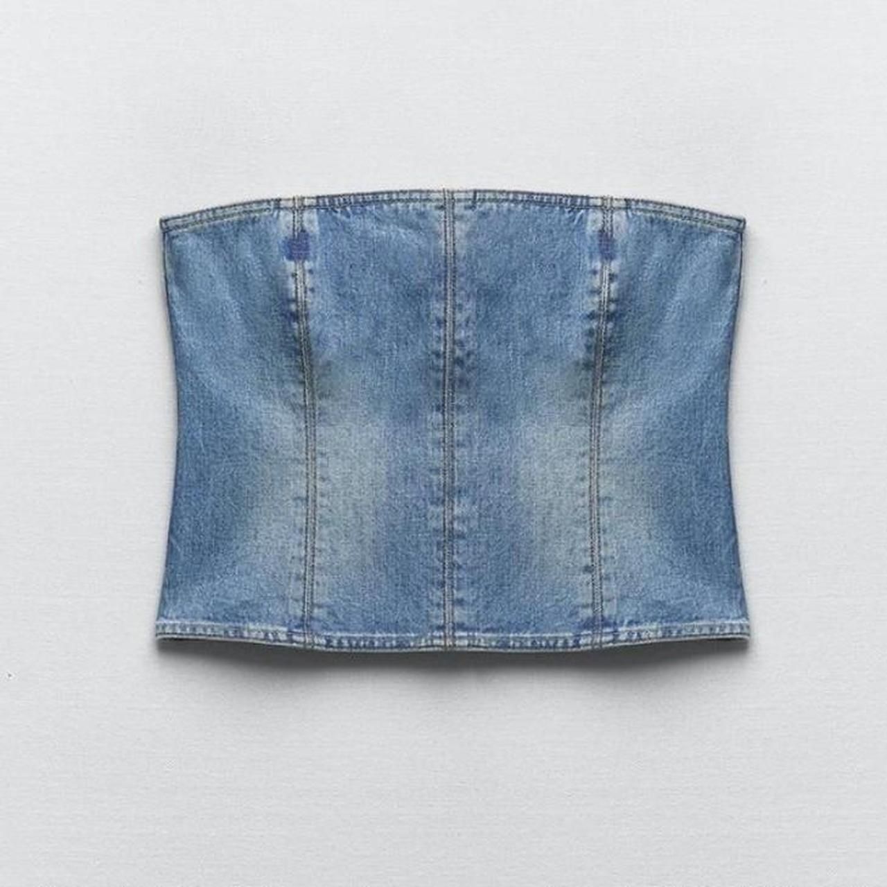 Zara Denim Top