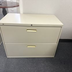 OFFICE/HOME FILE CABINET 2 DRAWERS LATERAL FILE 
