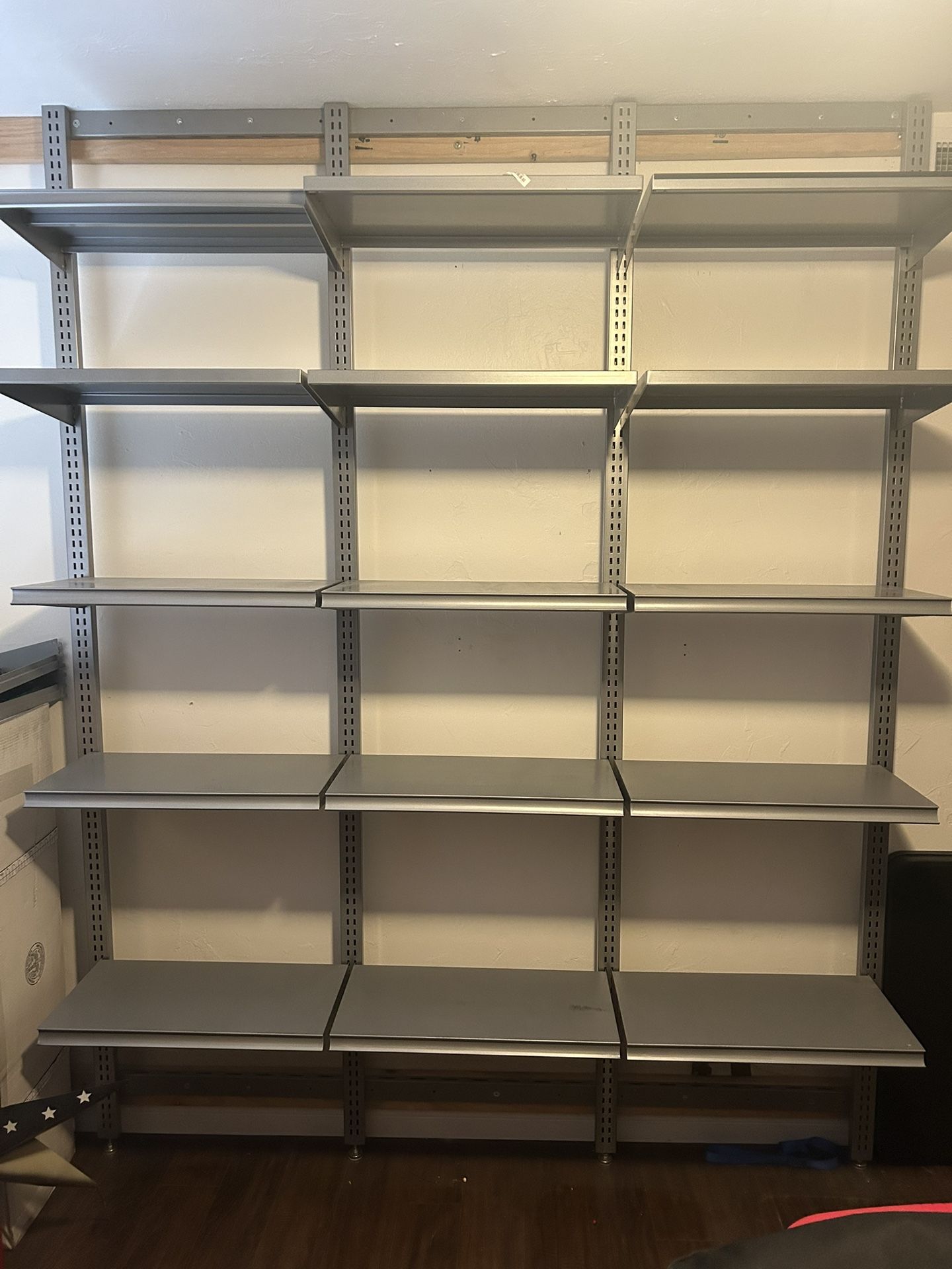 Heavy duty industrial metal shelving Unit