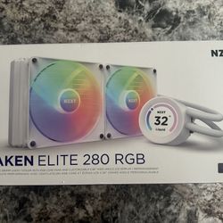 NZXT Kraken Elite 280 RGB AIO Liquid CPU Cooler 
