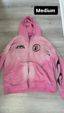 Pink hellstar zip up