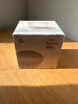 Google Home Mini 1st Gen Charcoal — NEW Sealed