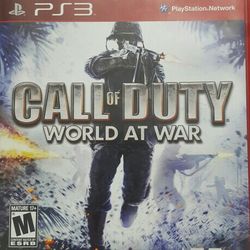 CALL OF DUTY WORLD AT WAR FOR PS3