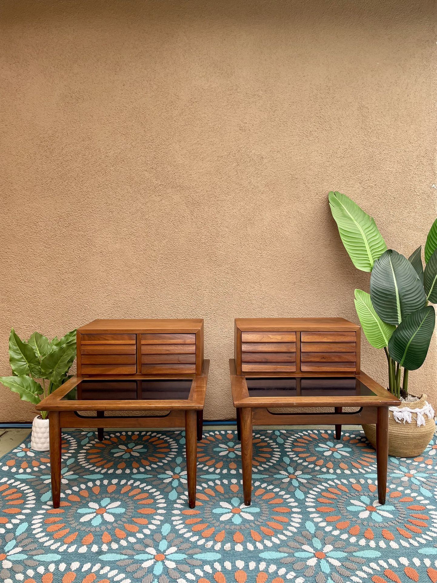 Nightstands End Tables Side Tables American of Martinsville MCM Mid-Century Modern Vintage Walnut