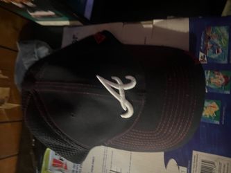 Atlanta Braves Black Baseball Cap