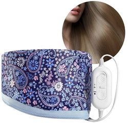 Electric Hair Steamer Thermal Heat Cap -UL Line Deep Conditioning Natural Black Hair Scalp Treatment Spa Hot Head Care