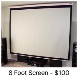 8 Foot Projector Screen