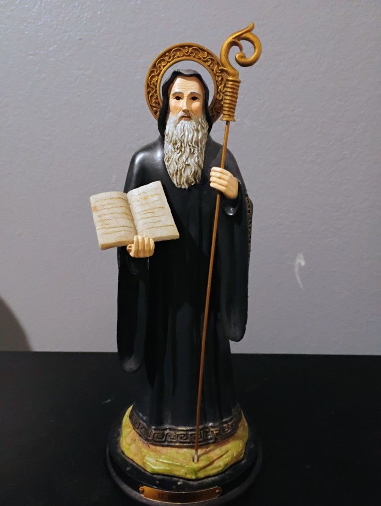 San Benito And San Michael And Crucifix Cross