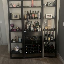 Bar with Bookshelves 