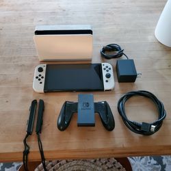 Nintendo Switch OLED w/ Dock & OEM Cables/Accessories (Still Available)