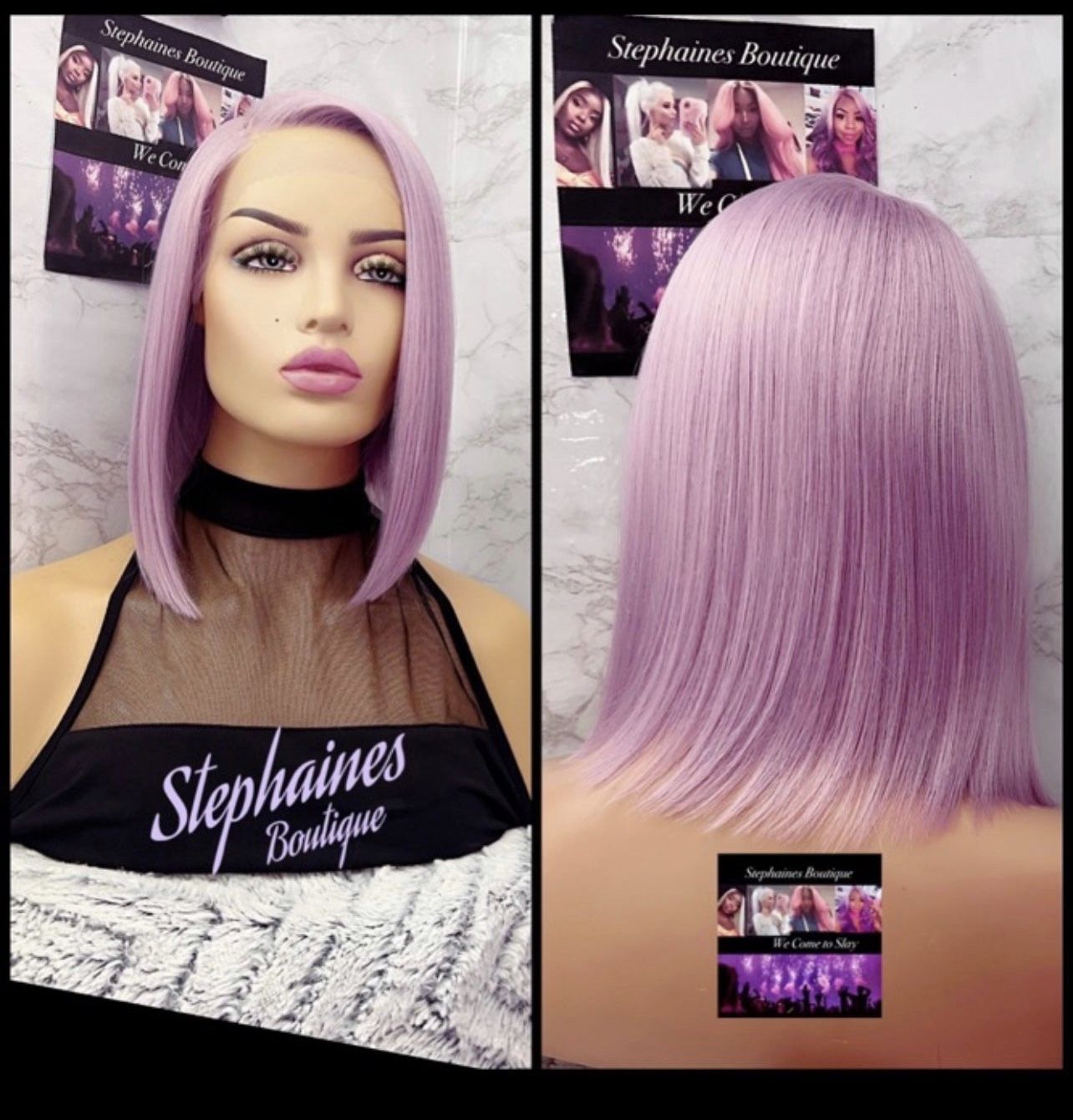 Human Hair Blended Lace Front Wig