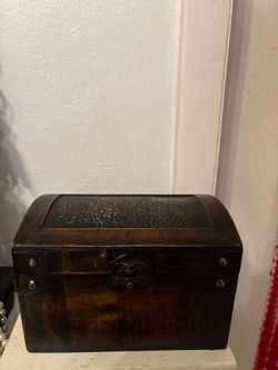 Classic wooden storage box