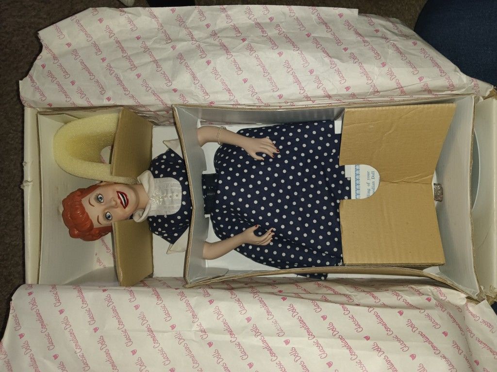I Love Lucy Porcelain Doll
