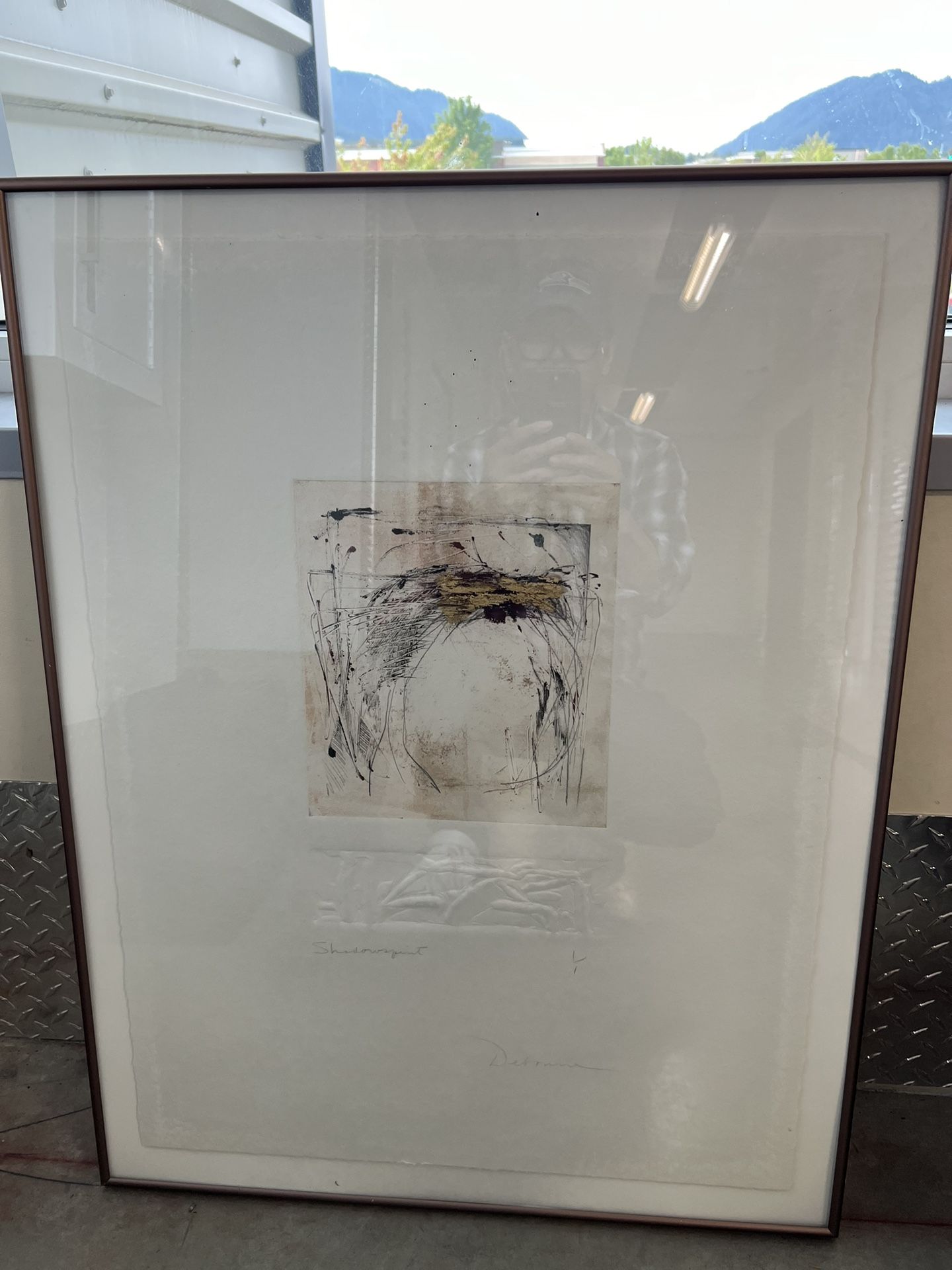 Shadowsprint painting by artist Jeannette Debonne