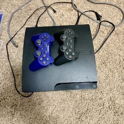 Ps3 With 2 Controllers Hdmi And 4 Games