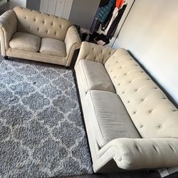 Couch Set Sofa And Love Seat 2pc