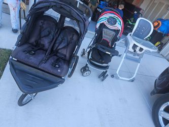 Stroller and high chair