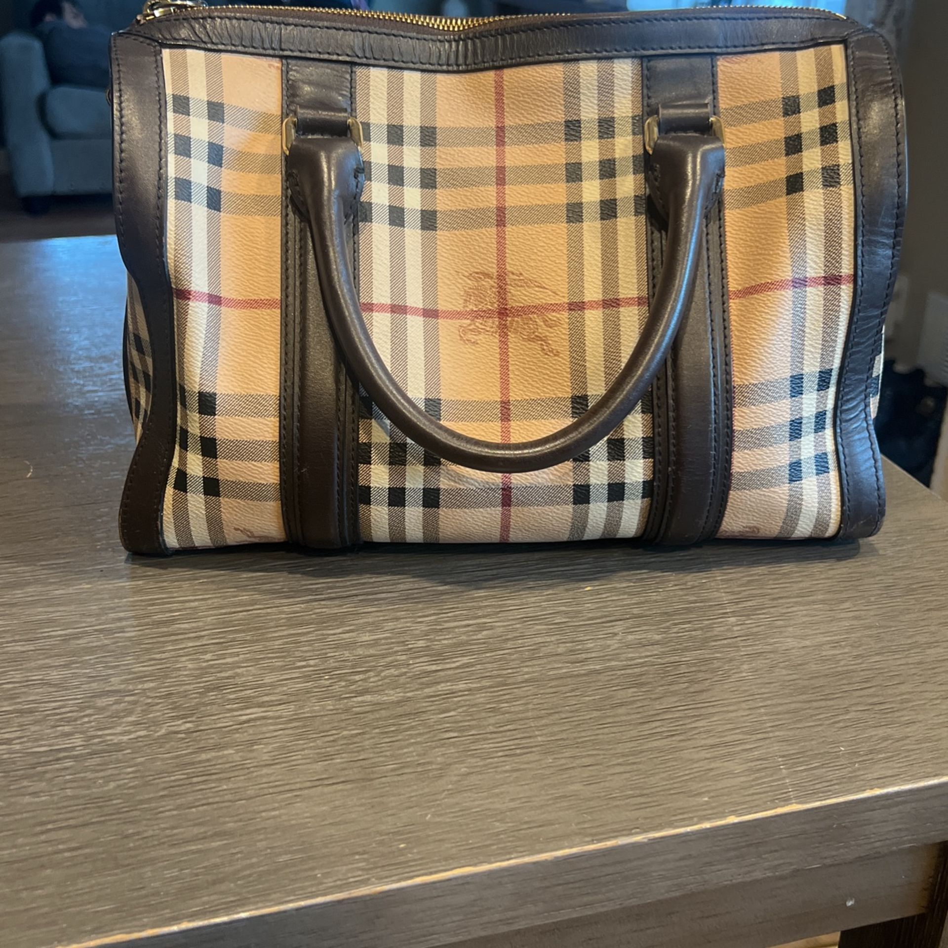 Authentic Burberry Purse 12X8 Purse With Shoulder Strap