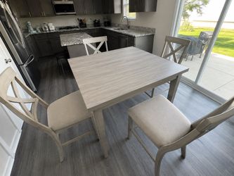 Table top kitchen table and chairs