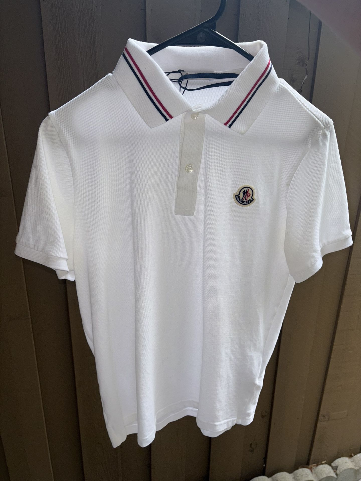 Moncler Logo Patch Short Sleeved Polo Shirt