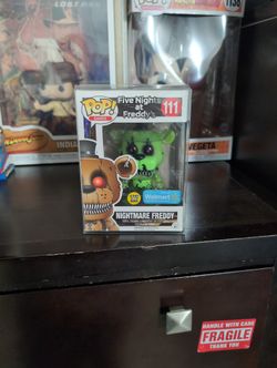 Funko Nightmare Freddy Glow Walmart FNAF 111