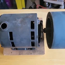 GE General Purpose Motor 1/6 HP with Plug and ON/OFF Switch - Vintage
