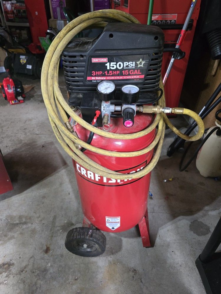 Craftsman 150 Psi 15 Gal Stand Up Air Compressor