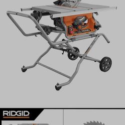 Rigid 15 Amp 10 Inch Table Saw 