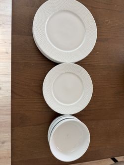 Williams Sonoma Pillivuyt Basketweave Porcelain Dishes